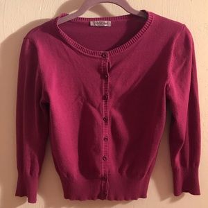 Pink/purple cardigan